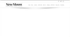 Desktop Screenshot of newmoonrestaurants.com
